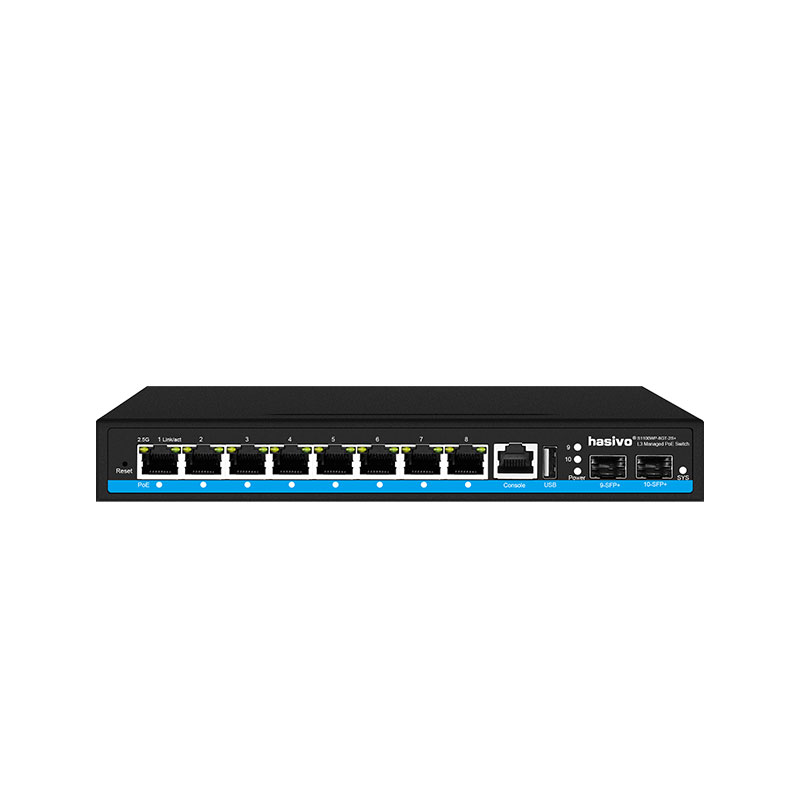 Sfp+ 10G Managed Switch 8 Port - 8 portas L3 gerenciou 2,5 GPS