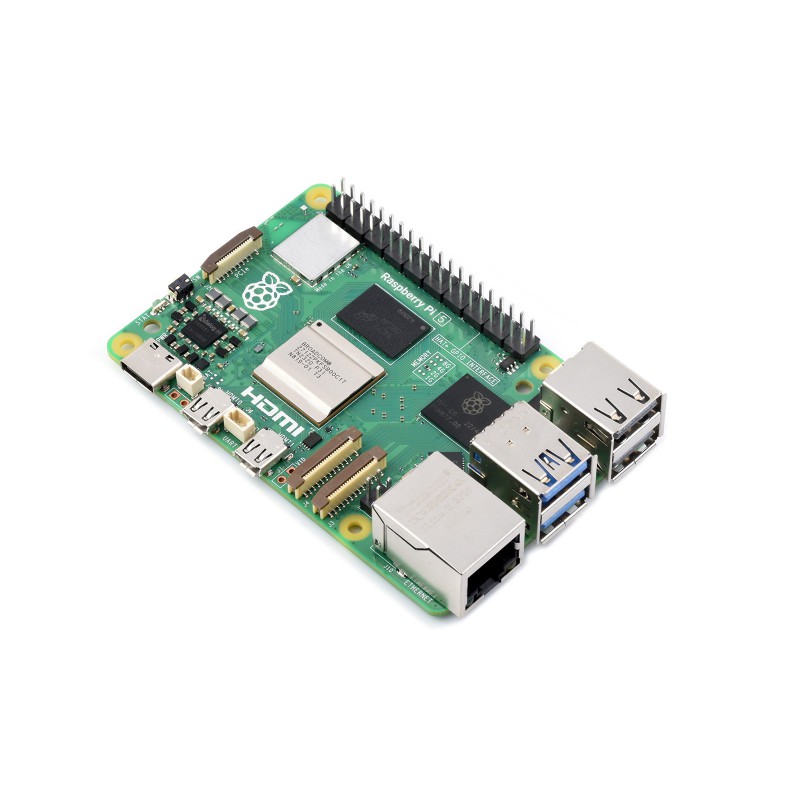 Raspberry Pi 5 8Gb - Waveshare Raspberry Pi 5, processador BCM2712,