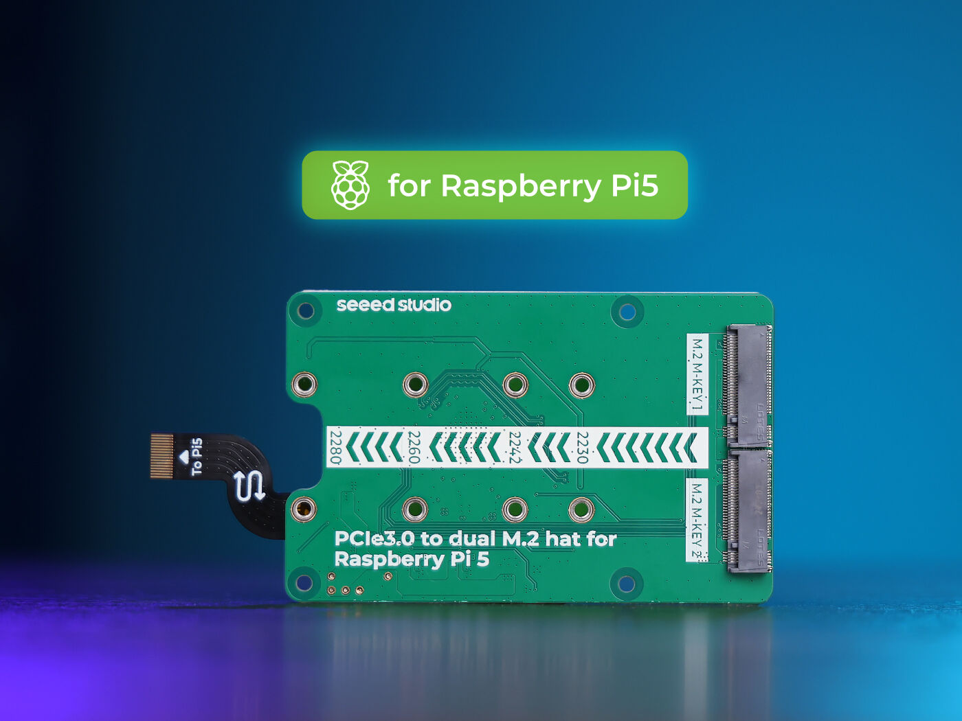 Turing Pi 2 - Switch PCIe3.0 para chapéu duplo M.2