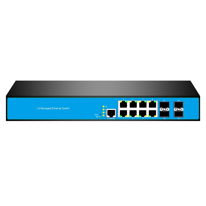 Sfp+ 10G Managed Switch 8 Port - Switch de Rede Gerenciado L3 de