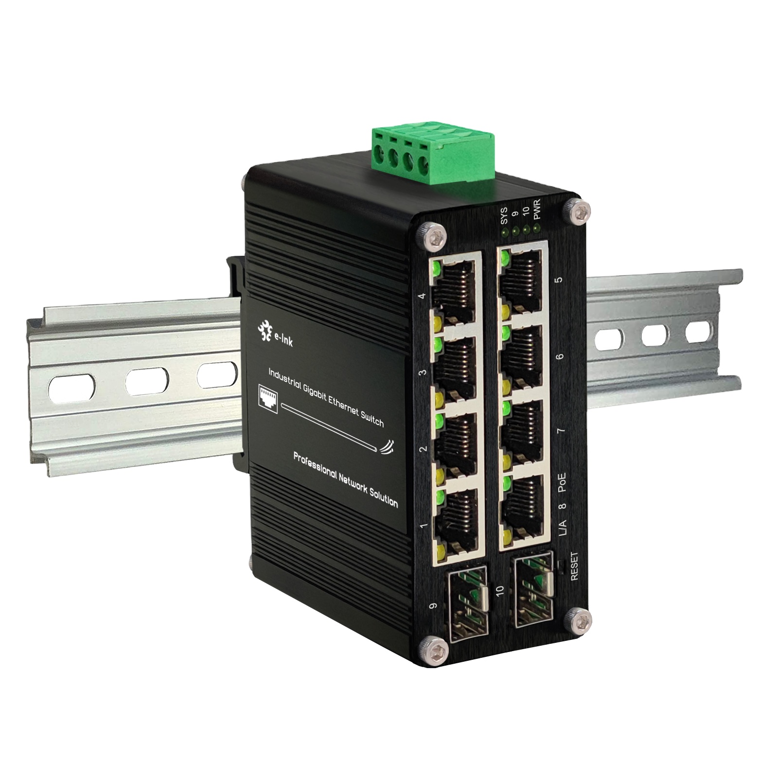 Managed Gigabit Poe Switch 8 Port 802.3At - Switch PoE Gerenciado de 8 Portas