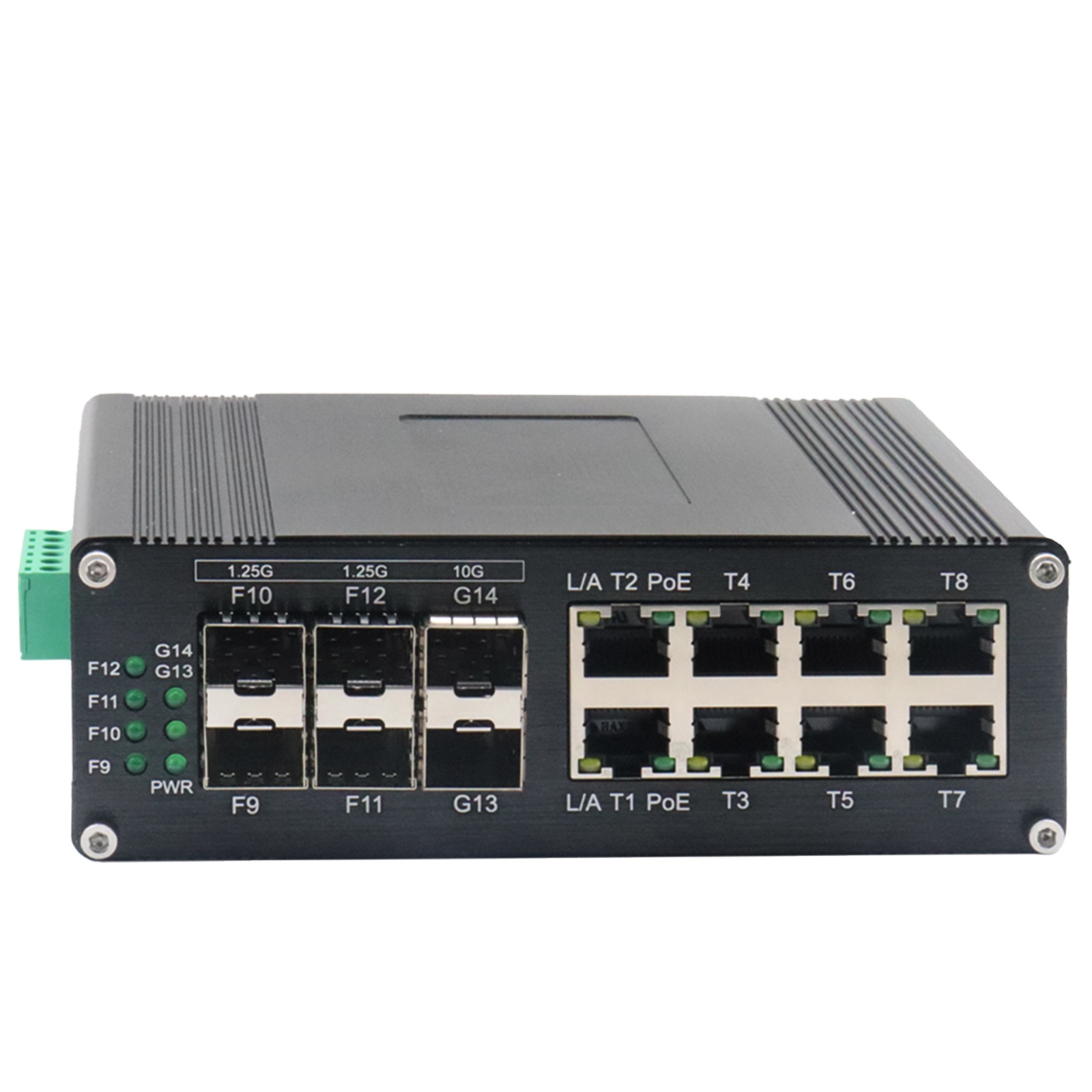 Managed Gigabit Poe Switch 8 Port 802.3At - Switch Ethernet industrial Gigabit 8 portas