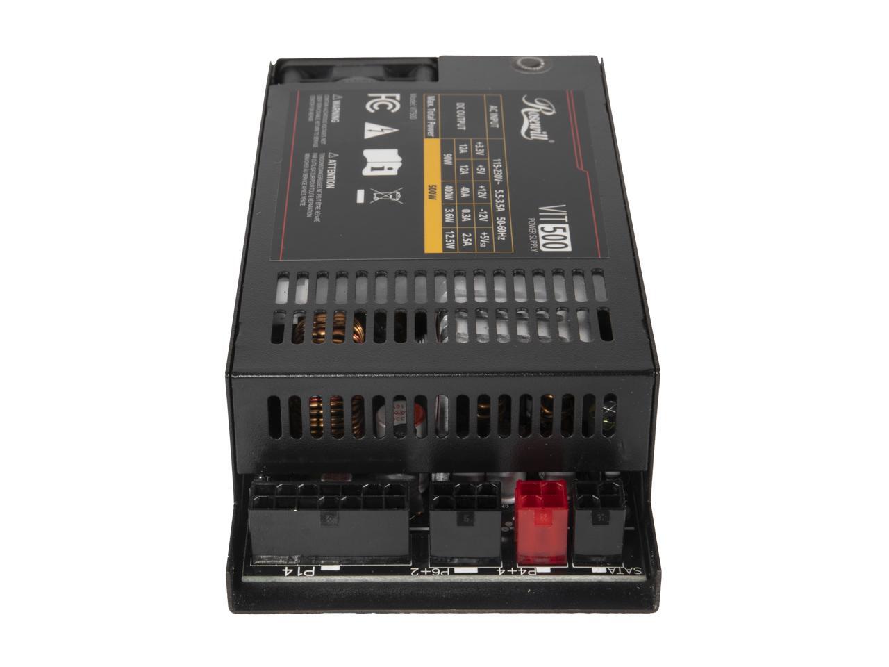 Rosewill VIT 500W, Fonte de Al - Atx Power Supply 1U Flex 500W avaliação e preço
