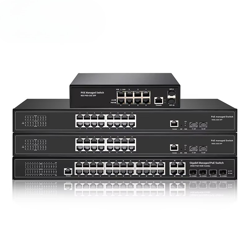 Switch PoE+ Gigabit 802.3at co - Managed Gigabit Poe Switch 8 Port 802.3At avaliação e preço