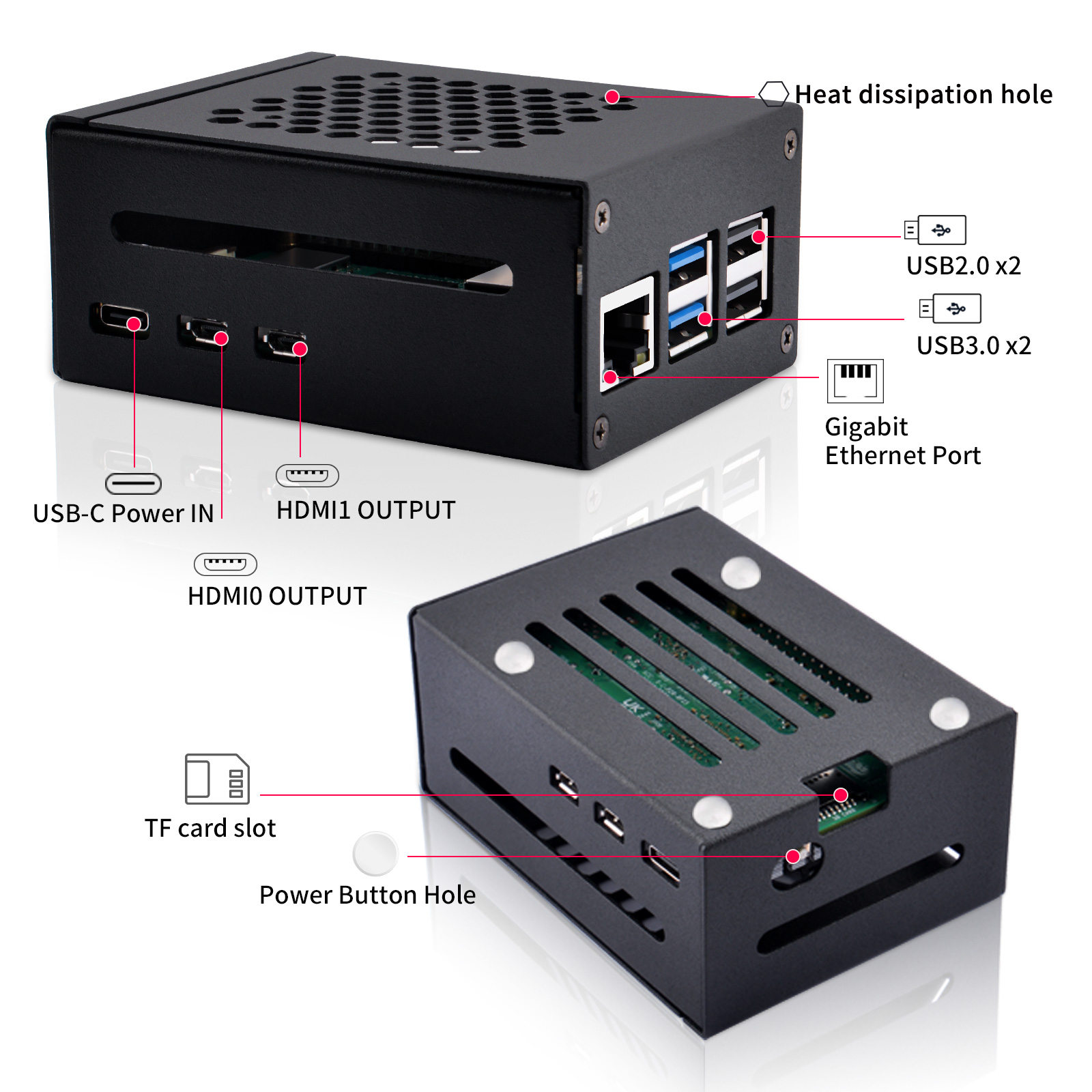 Caixa de metal 52Pi Raspberry  - Turing Pi 2 avaliação e preço