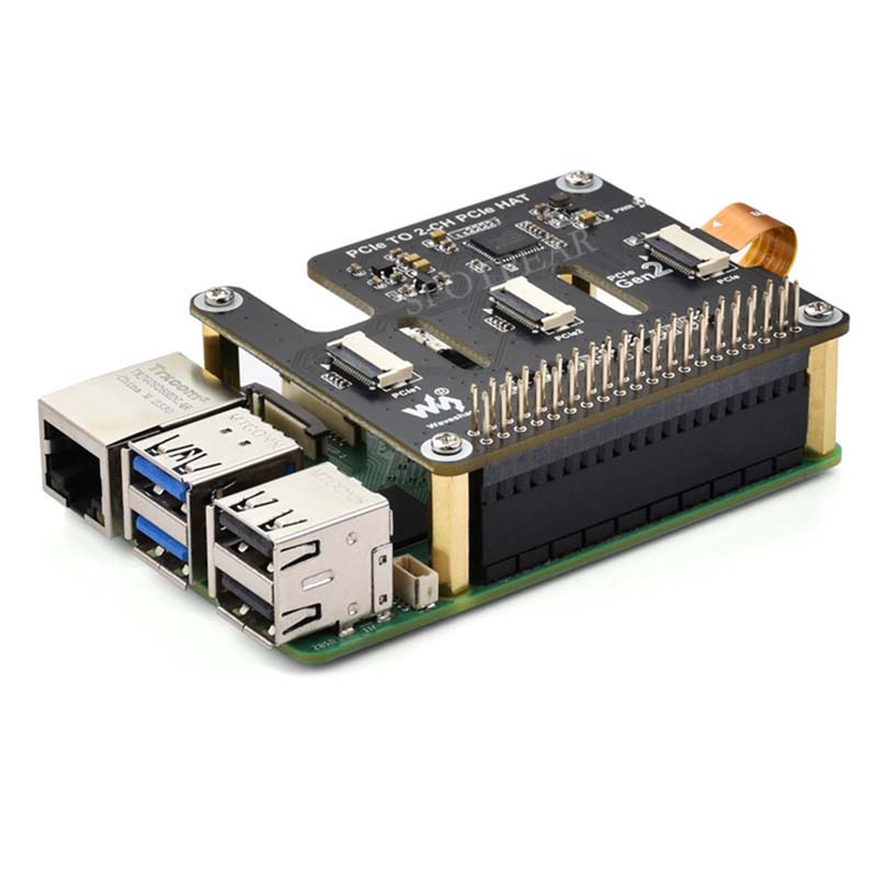 Raspberry Pi 5 PCIe para 2-CH  - Turing Pi 2 avaliação e preço