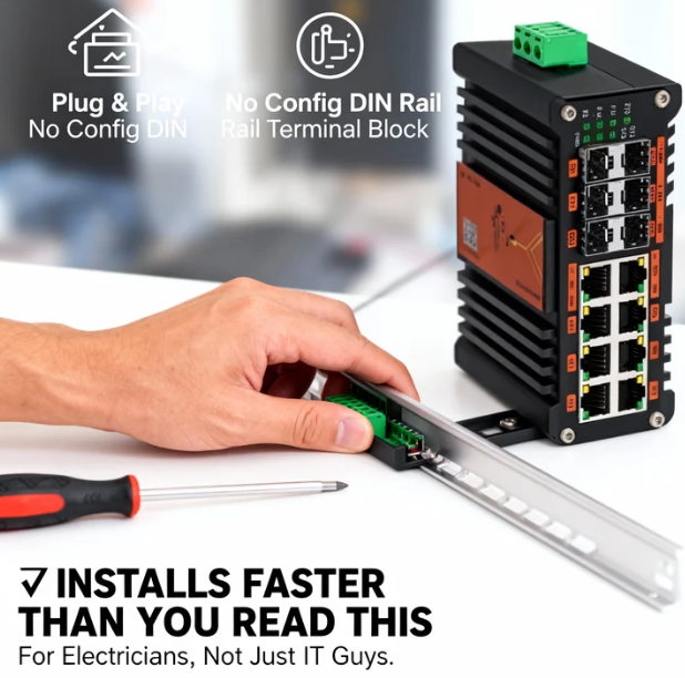 Switch PoE gerenciado L2 + ind - Sfp+ 10G Managed Switch 8 Port avaliação e preço