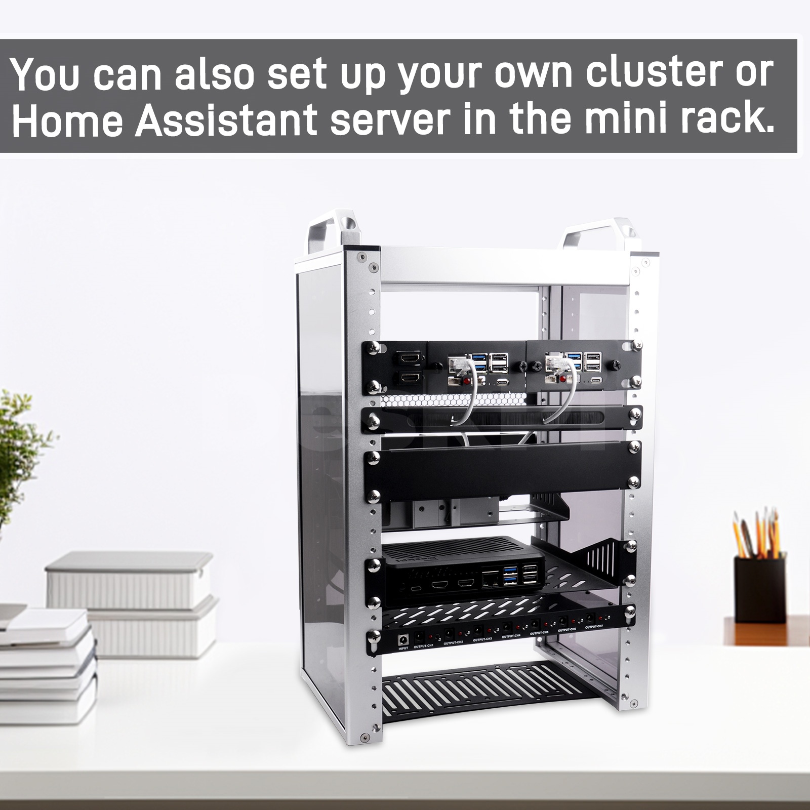 Suporte Rack DeskPi Rackmate d - Deskpi Super6C avaliação e preço