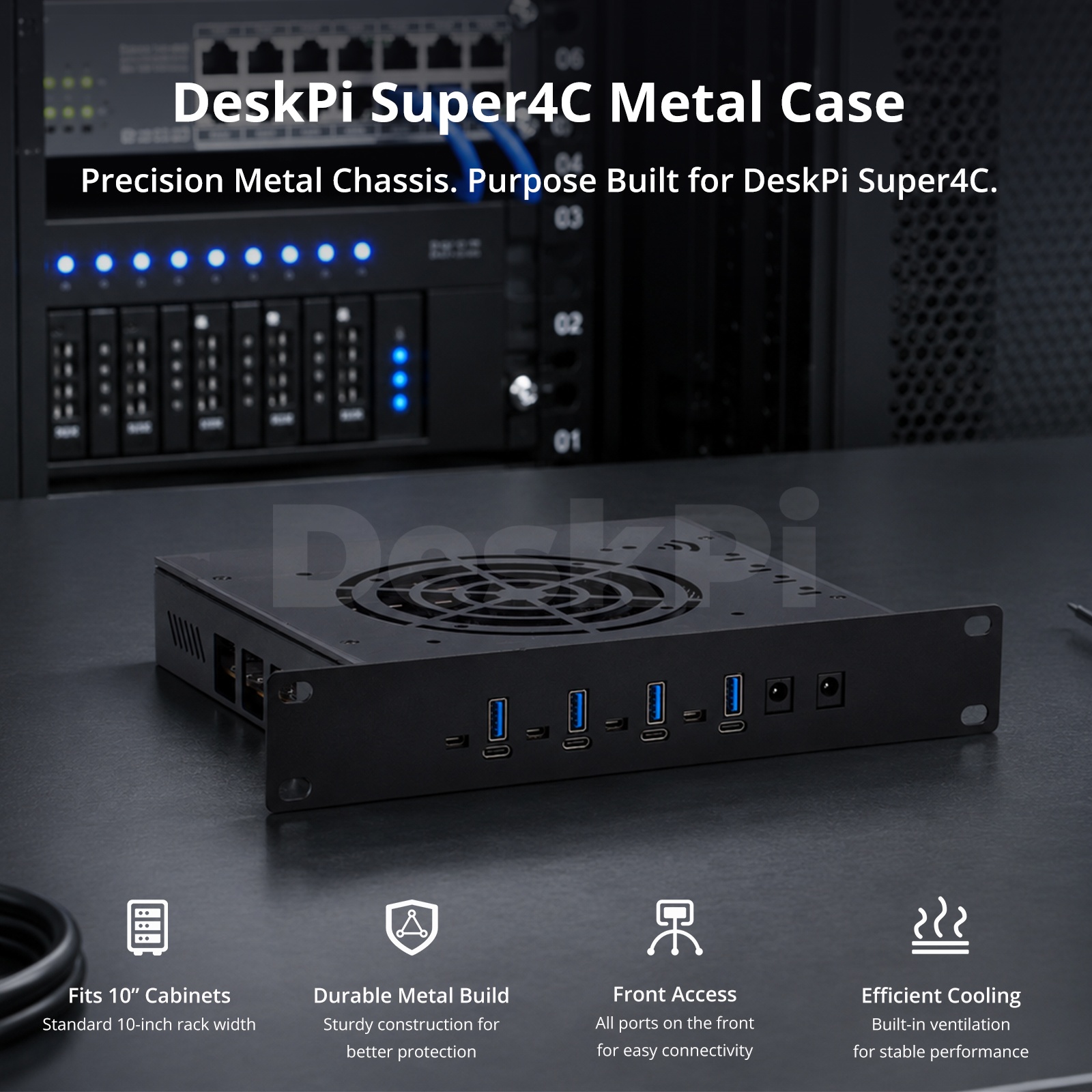 Caixa de Metal DeskPi para Pla - Deskpi Super6C avaliação e preço