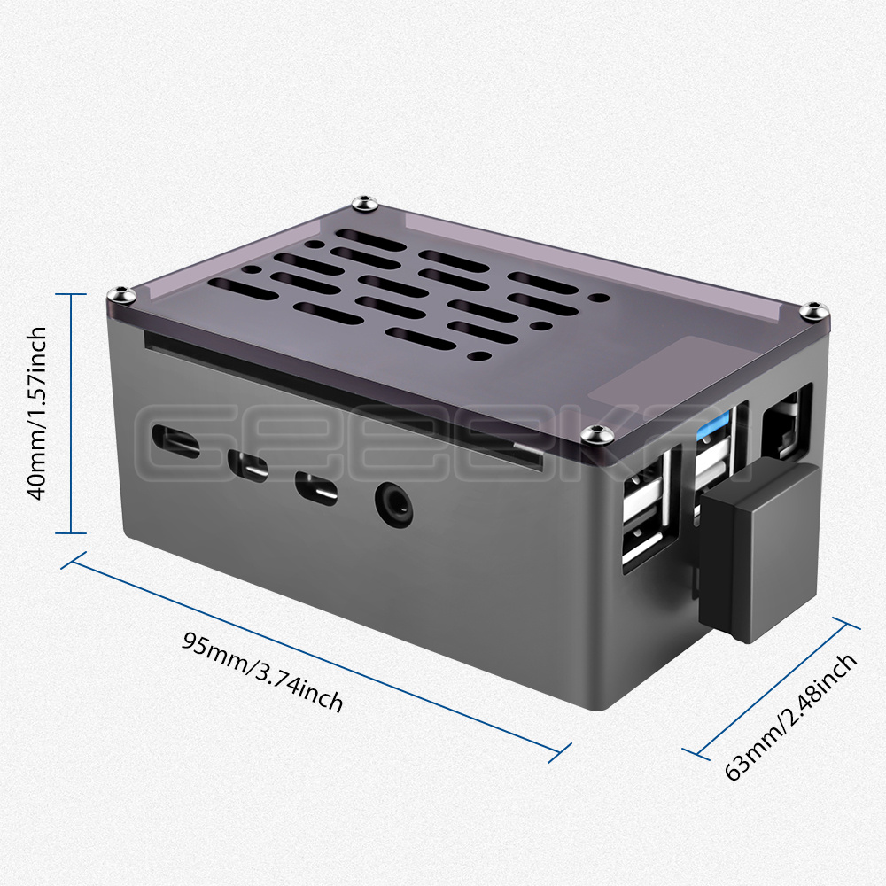 GeeekPi Caixa de tijolo de alu - Turing Pi 2 avaliação e preço