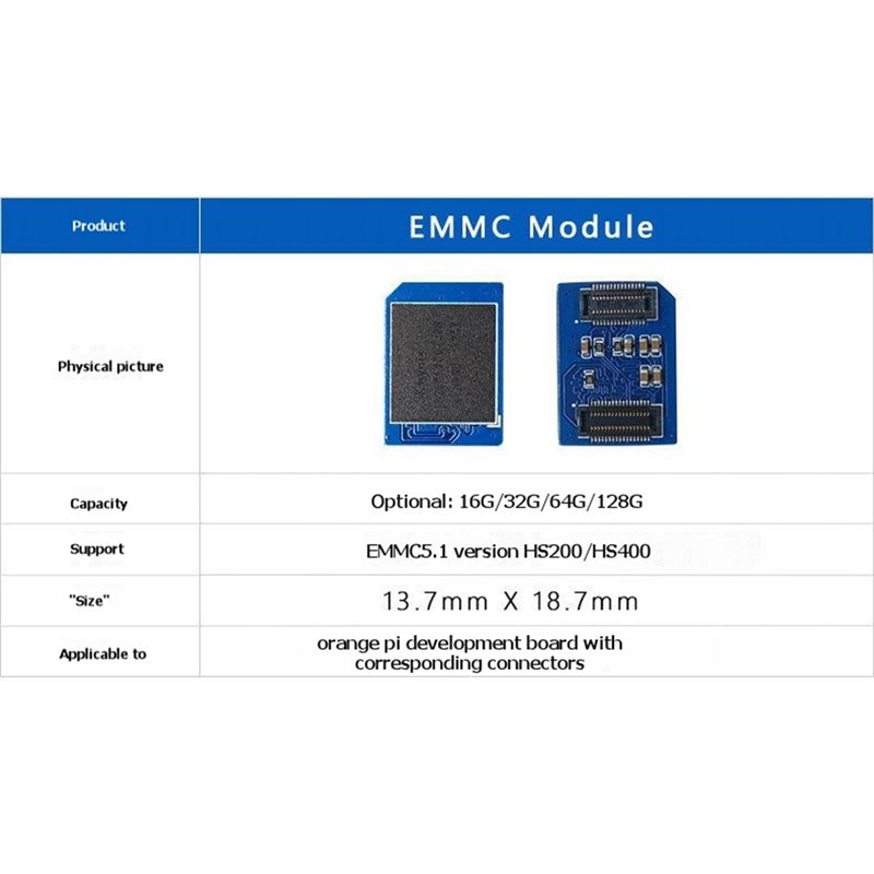 [B24B!】 Módulo EMMC de 32GB pa - Orange Pi 5 Plus 32Gb avaliação e preço